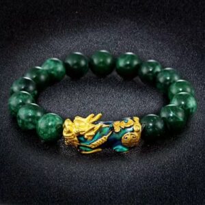 Bracciale Pixiu Ricchezza Benedizione Amuleto Braccialetti con perline di giada